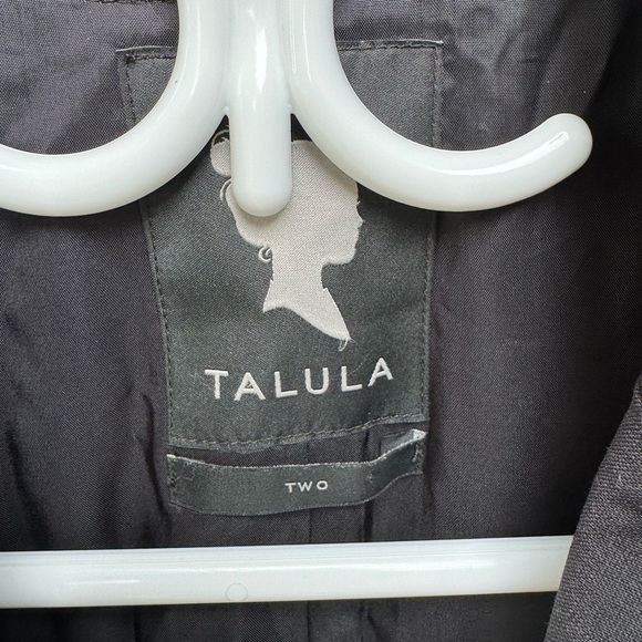 ARITZIA TALULA wool blend blazer with black gold crest buttons, black (US 2) - Picture 4 of 5